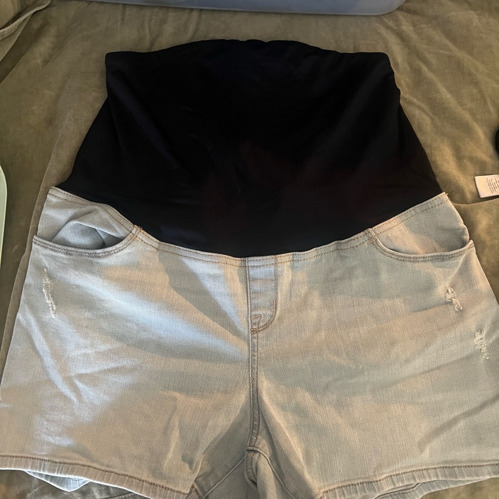 Stylish Black and Gray Women's Shorts